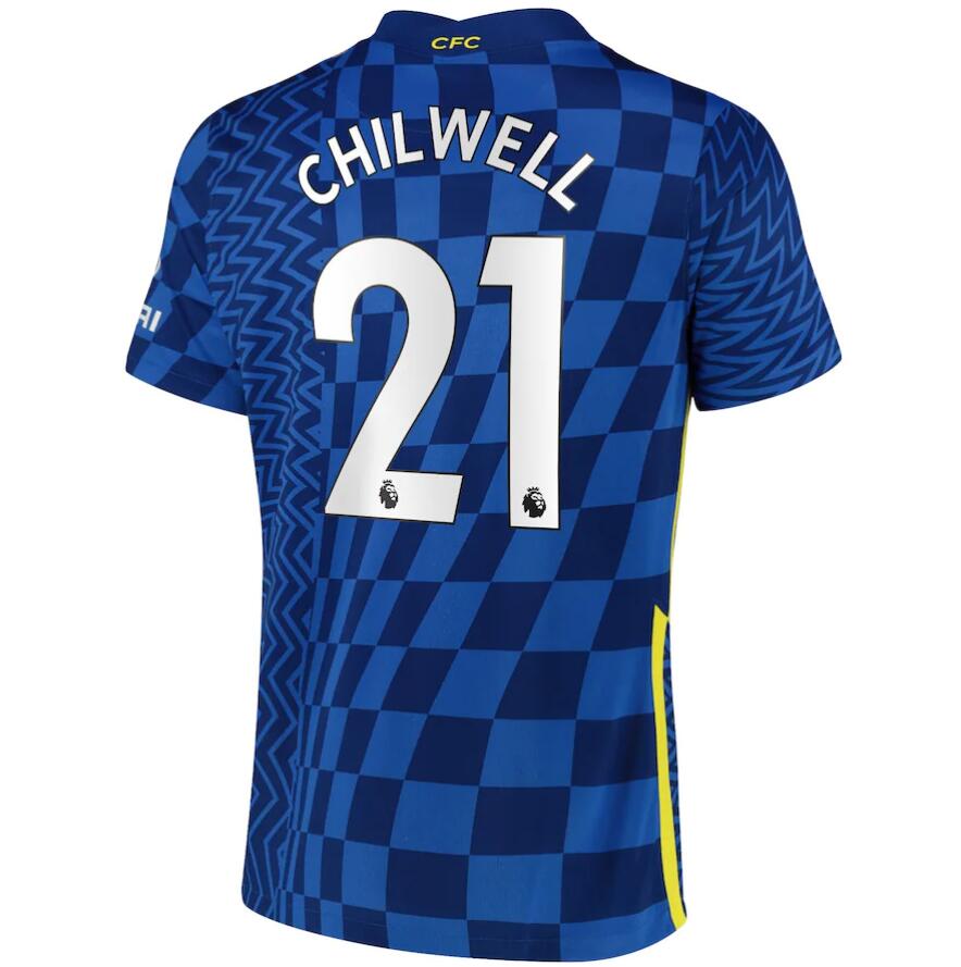 2021/22 Chelsea Home Kit Soccer Jersey Chilwell 21 printing